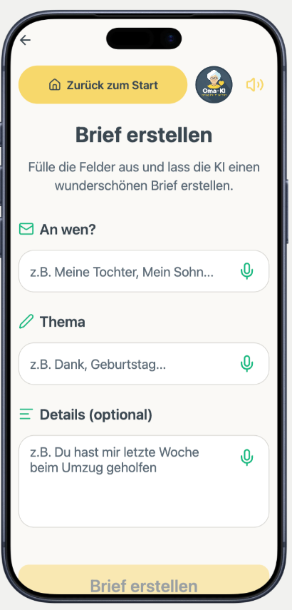 Briefe verfassen